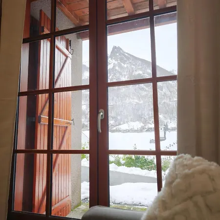 Vue Montagnes Rdc Piscine Apartamento Cauterets